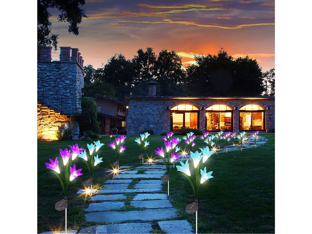 Solar-powered Garden Flowers
