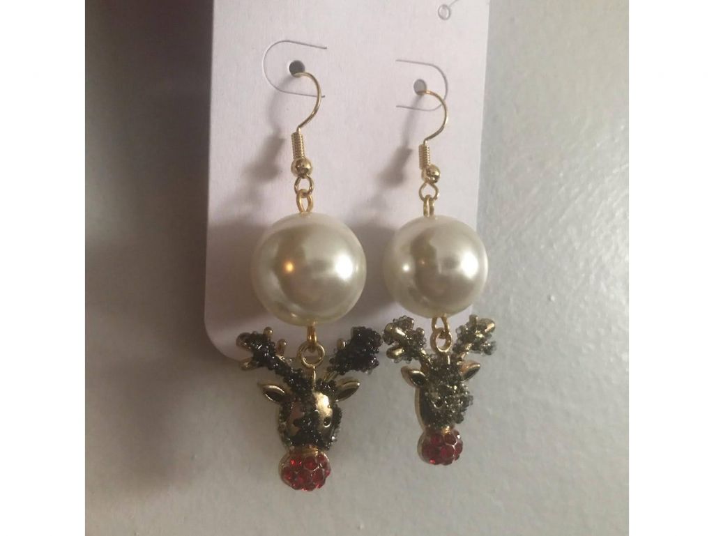Christmas Reindeer Earrings