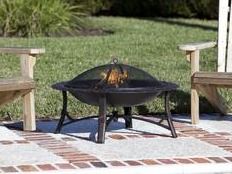 Roman Fire Pit with Cover