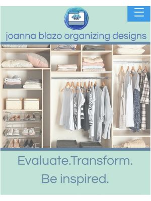 Joanna Blazo Organizing Designs - 3-Hour Session