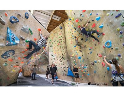 Hangar 18 Indoor Climbing Gyms - 10 Punch Pass & Intro Class for 2