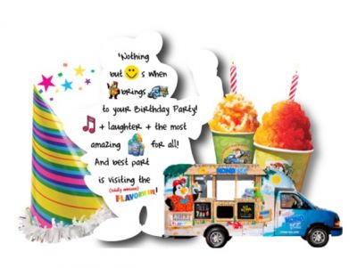 Have the Kona Ice Truck at Your Next Party!