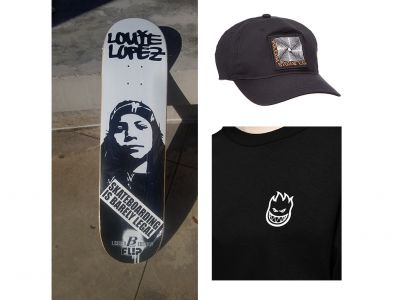 Louie Lopez Gear & Skate Deck