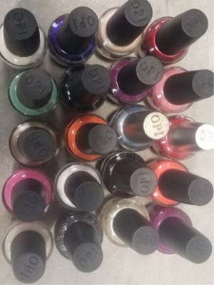Assortment of OPI nail polish