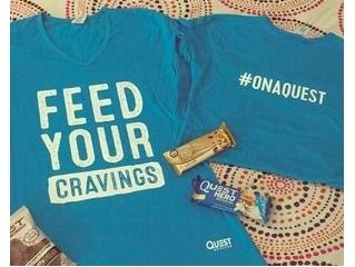 Quest Nutrition Assorted Protein Bars & Shirts