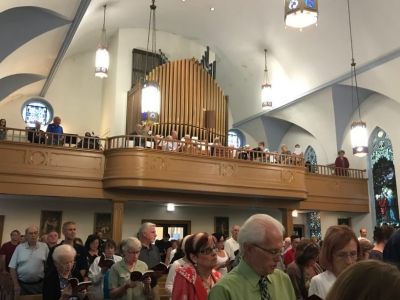 Reserved Pew for Christmas at St. Mary