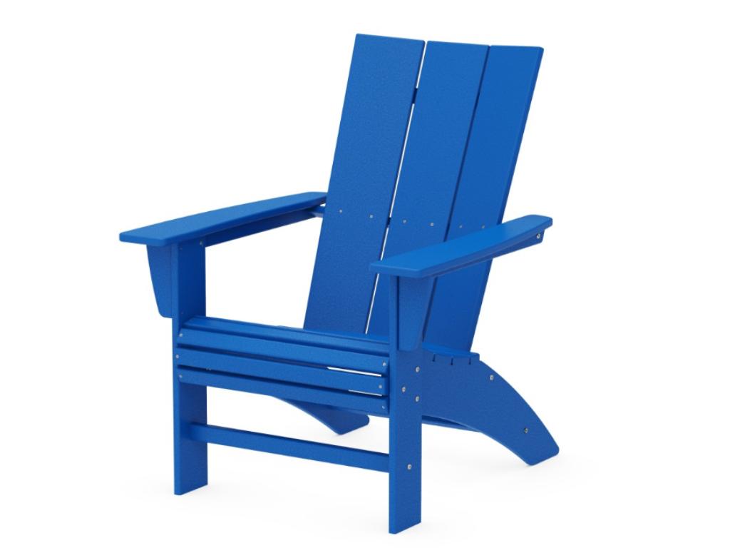 Polywood Modern Adirondack Chairs - Blue