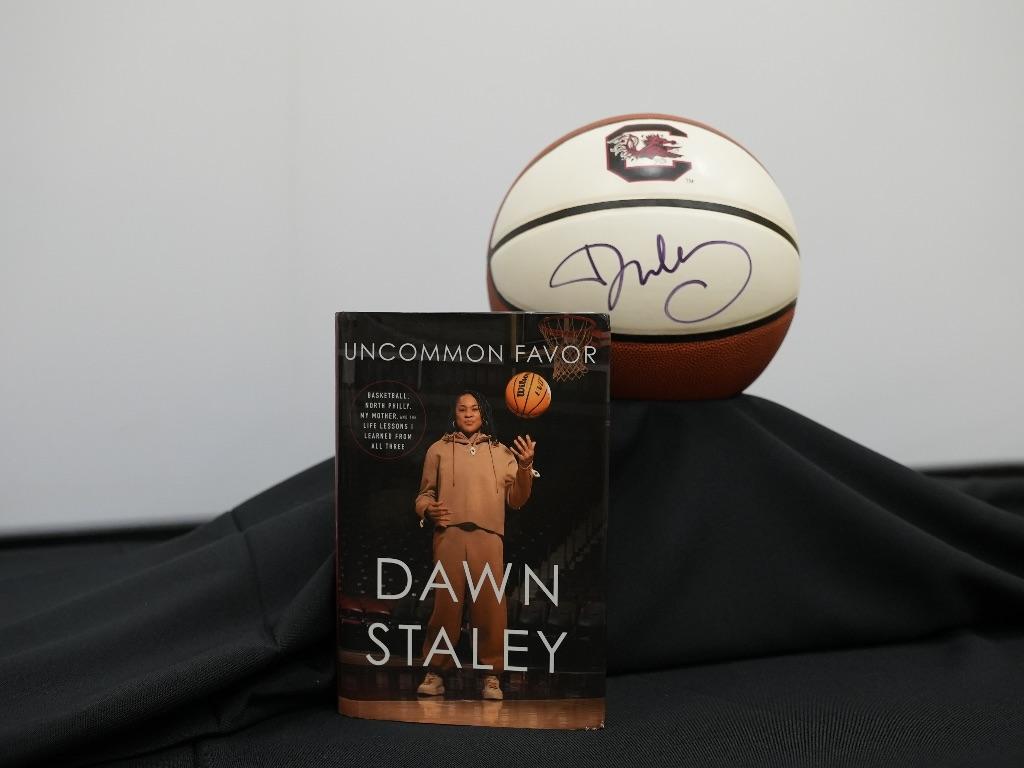 Coach Dawn Staley Autographed Basketball & Autog...
