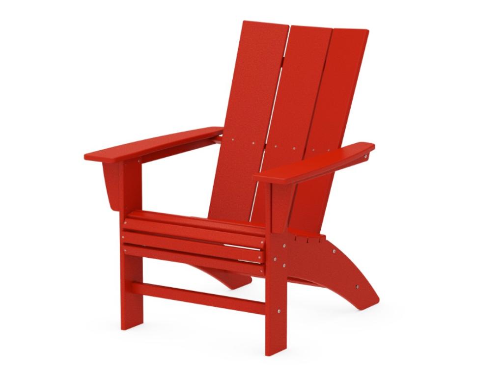 Polywood Modern Adirondack Chairs - Red