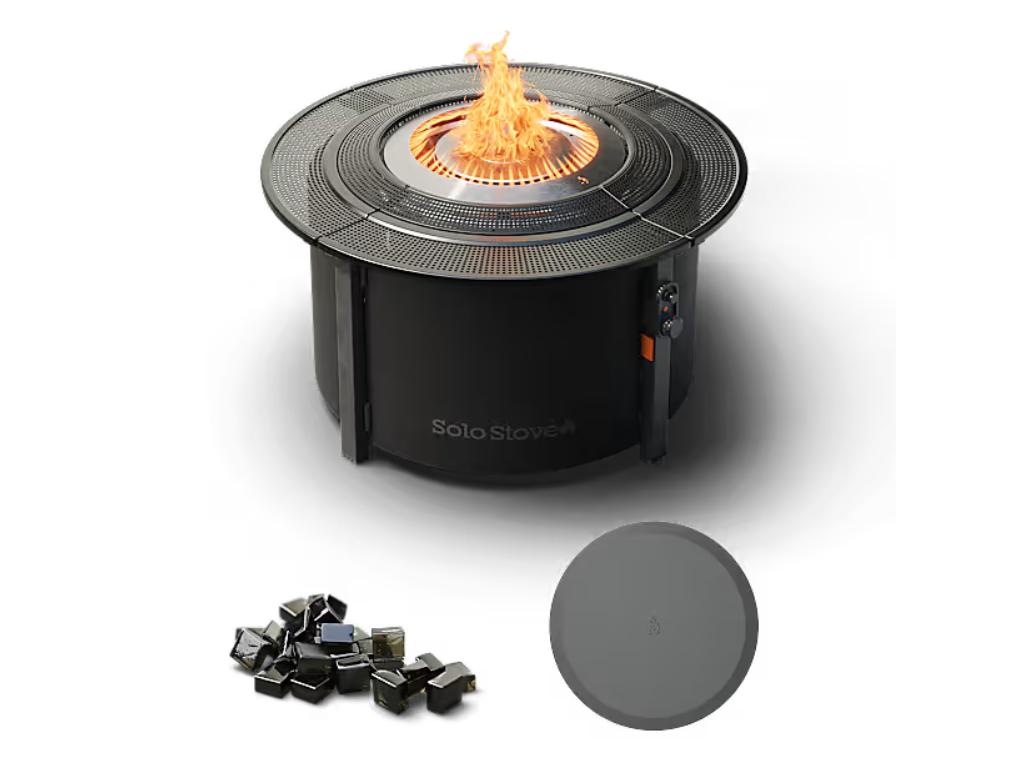 Solo Stove Infinity Flame Propane Fire Pit + Surroun...