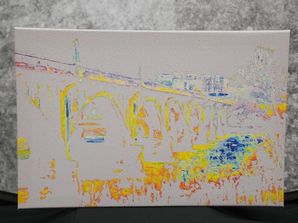 ''Gervais Street Bridge /Contrast'' by Jim Cheatham