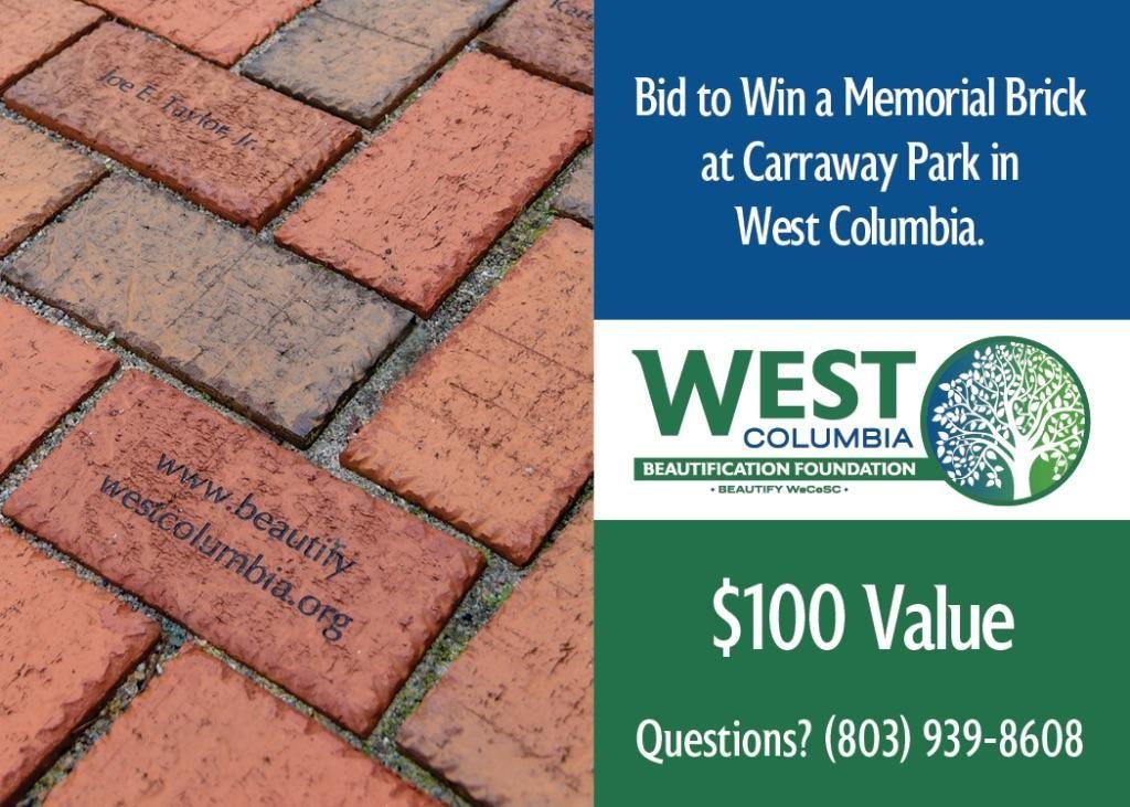 Engraved Brick at Carraway Park