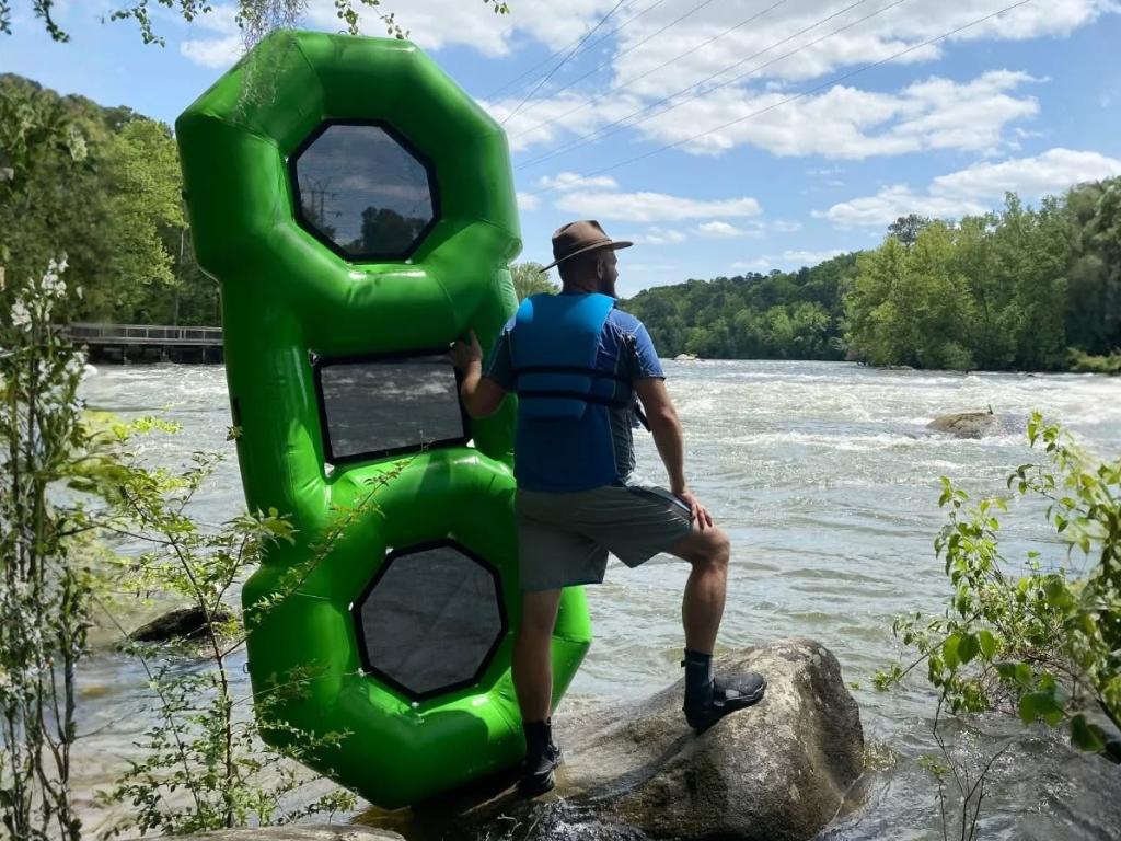 Double River Tube & Life Jackets