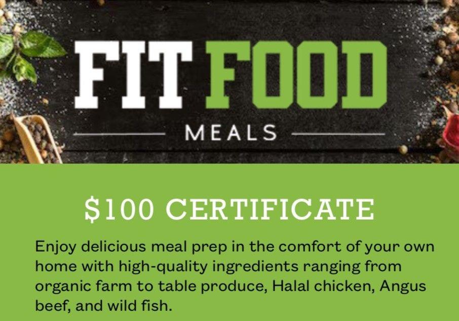 Fit Food Cuisine - $100 worth of healthy meal prepped food