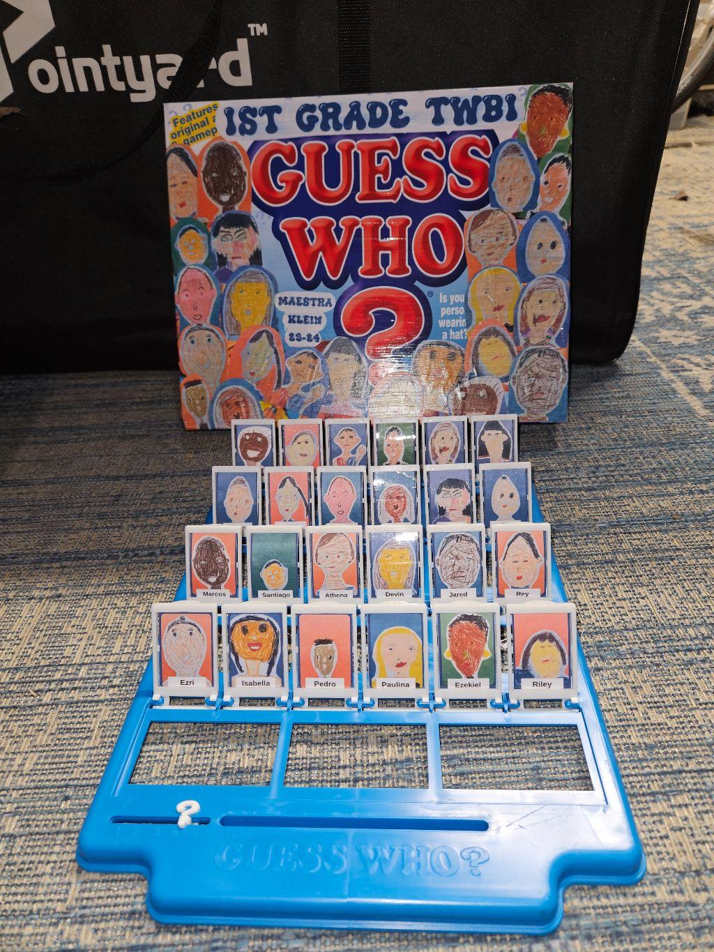 Classroom Art - Mrs. Klein's students Guess Who Game...
