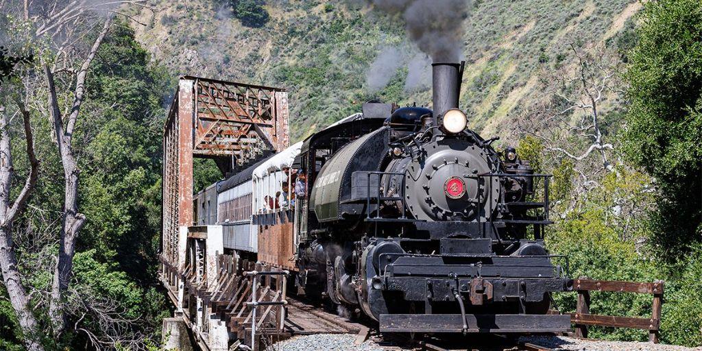Pacific Locomotive , Niles Canyon Railway - Admission for 4