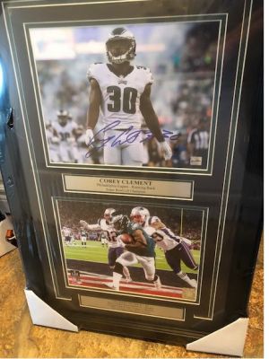 Autographed Corey Clement