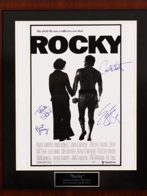 Autographed Rocky Movie Poster