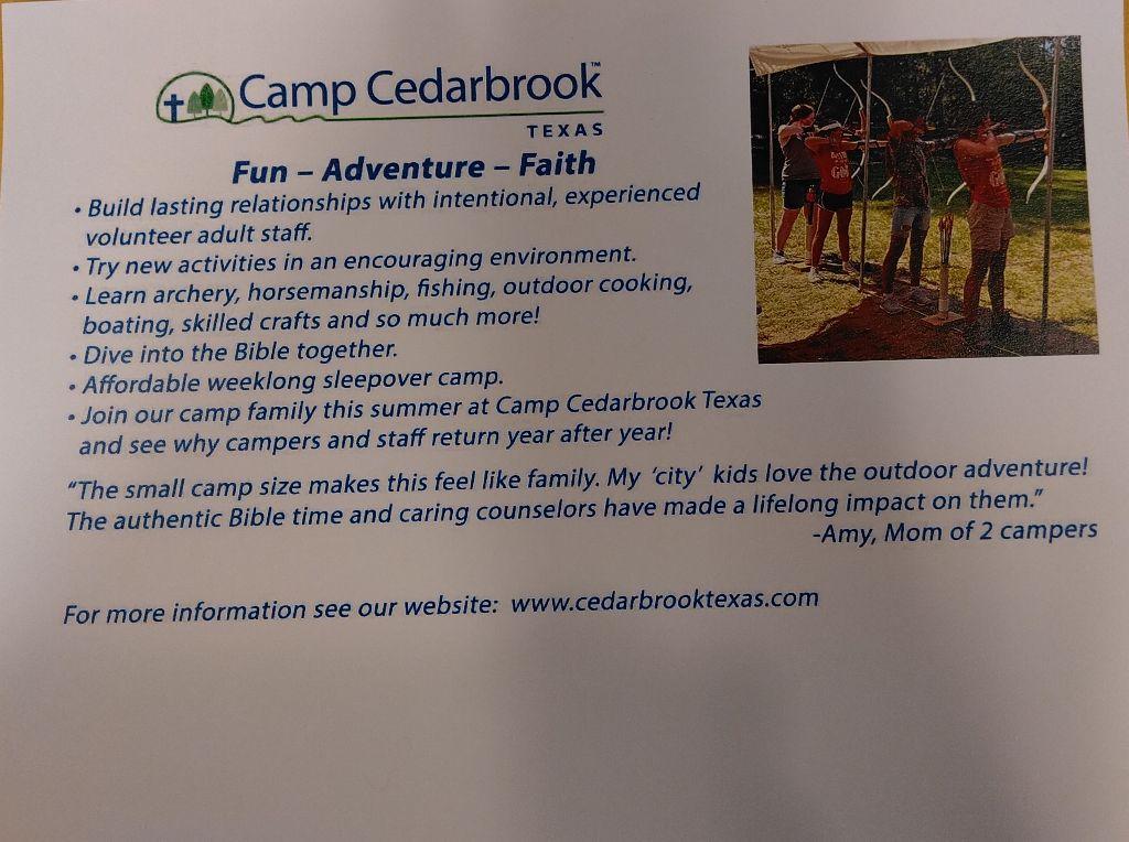 Camp Cedarbrook Texas