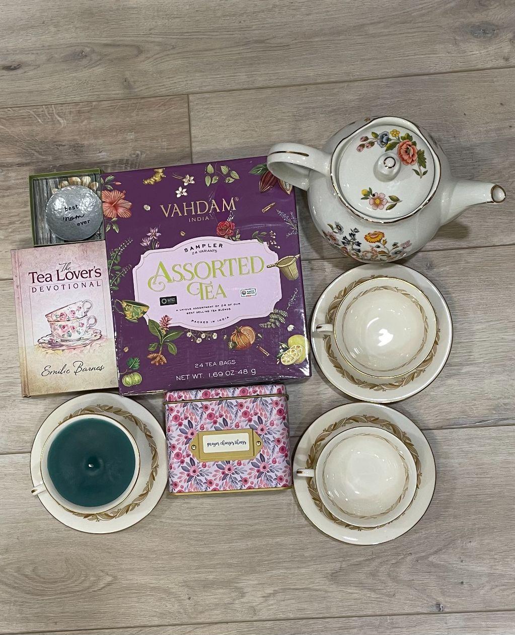 Tea Pot Prayer Basket