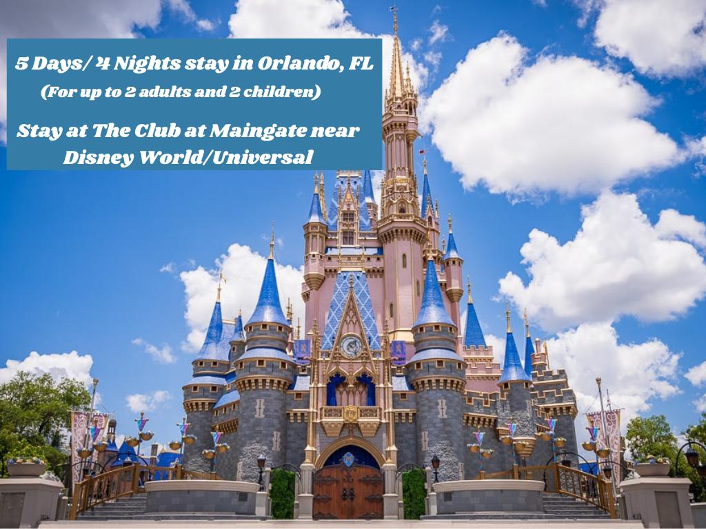 Title: Top 3 Winners Orlando, FL 5 days/4 nights