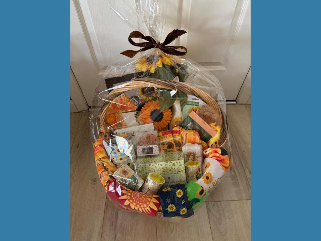 Sunflower Lovers basket