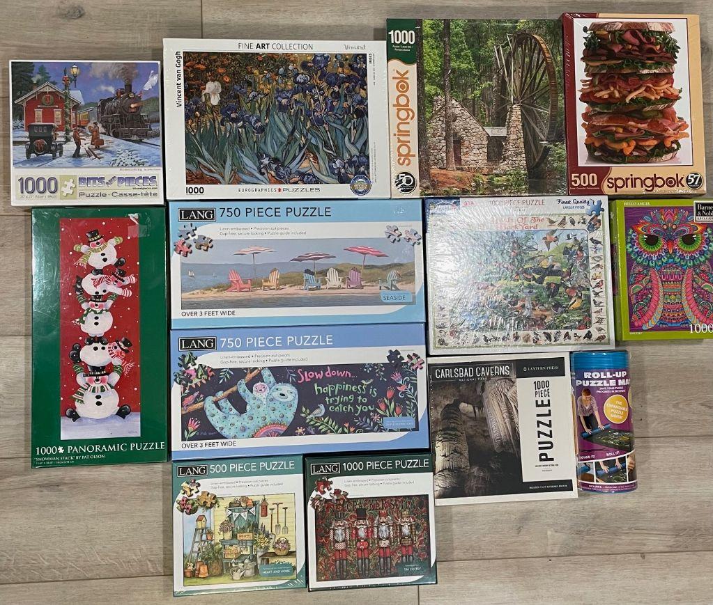 Jigsaw Lovers Basket