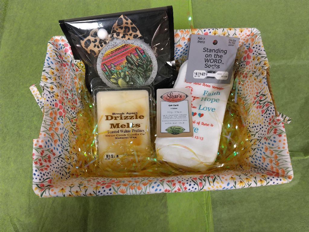 Shar's Consignment Gift Card with Goodie Basket!!
