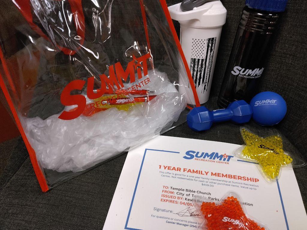 Summit Recreation Center 1 year Family Membership