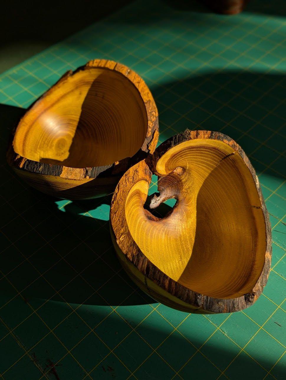 Set of Hand Carved Bowls