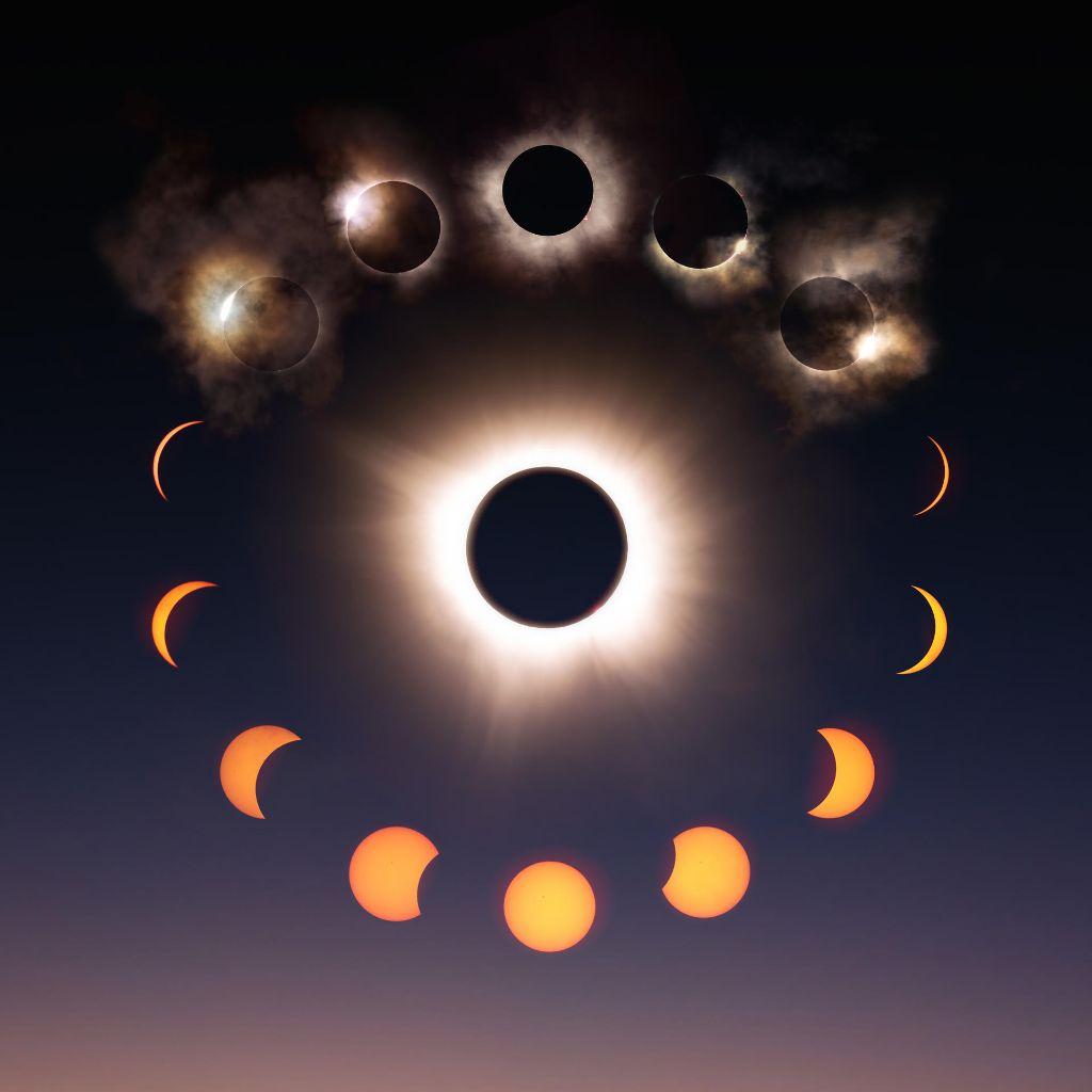 Solar Eclipse Photography Print - “The Heavens...
