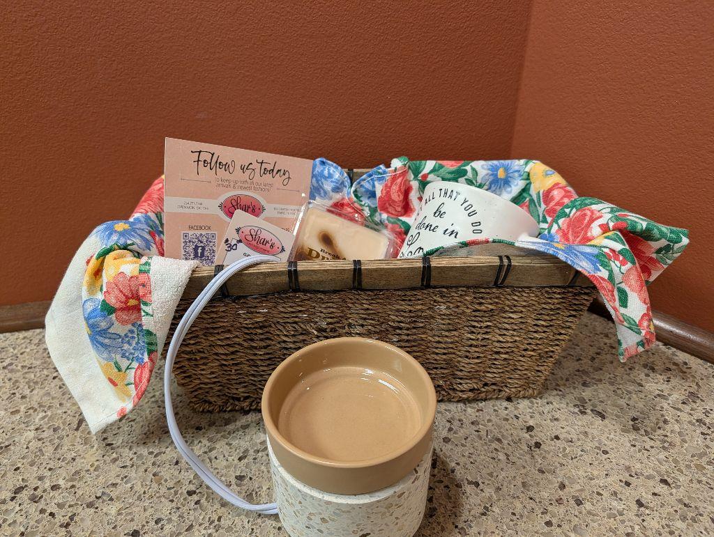 Shar's Consignment Gift Card with Goodie Basket!!