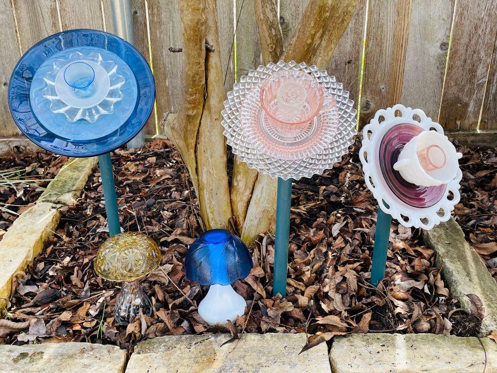 Classy Glass Garden Flowers