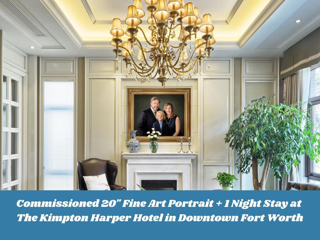 Commissioned 20” Fine Art Portrait + One Night...