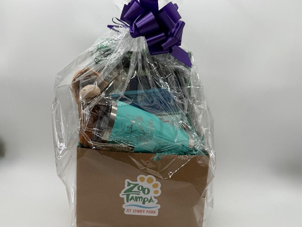 ZooTampa at Lowry Park Gift Basket with four tickets
