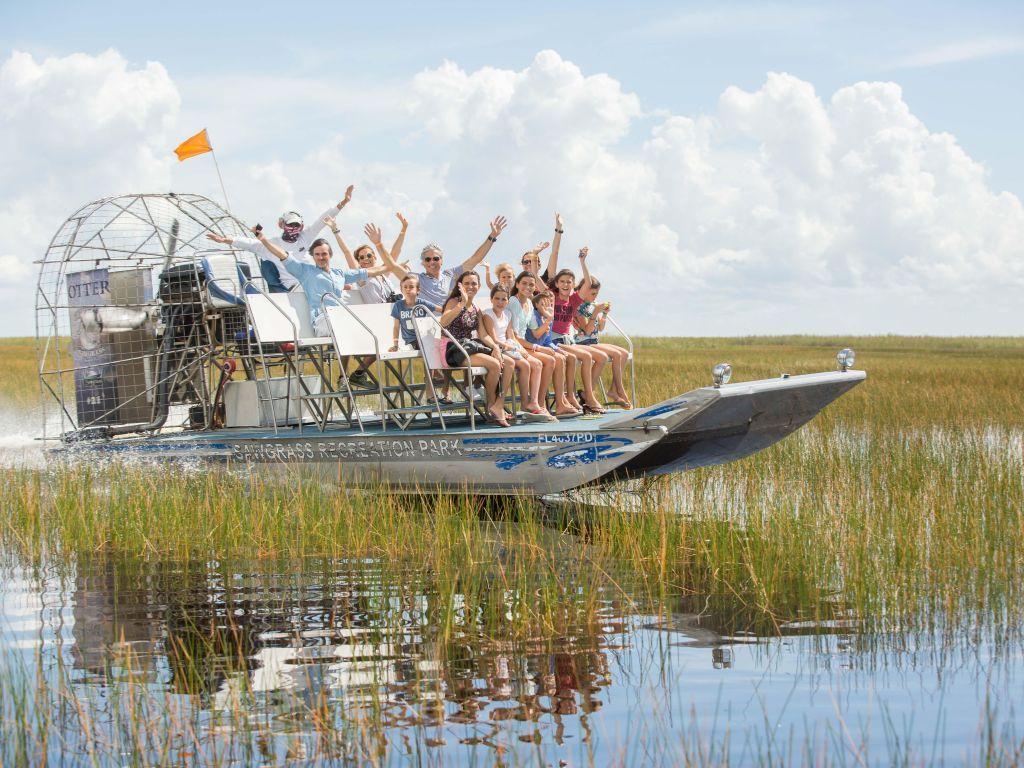 60 Minute Private Airboat Ride for up to 20 Guests f...