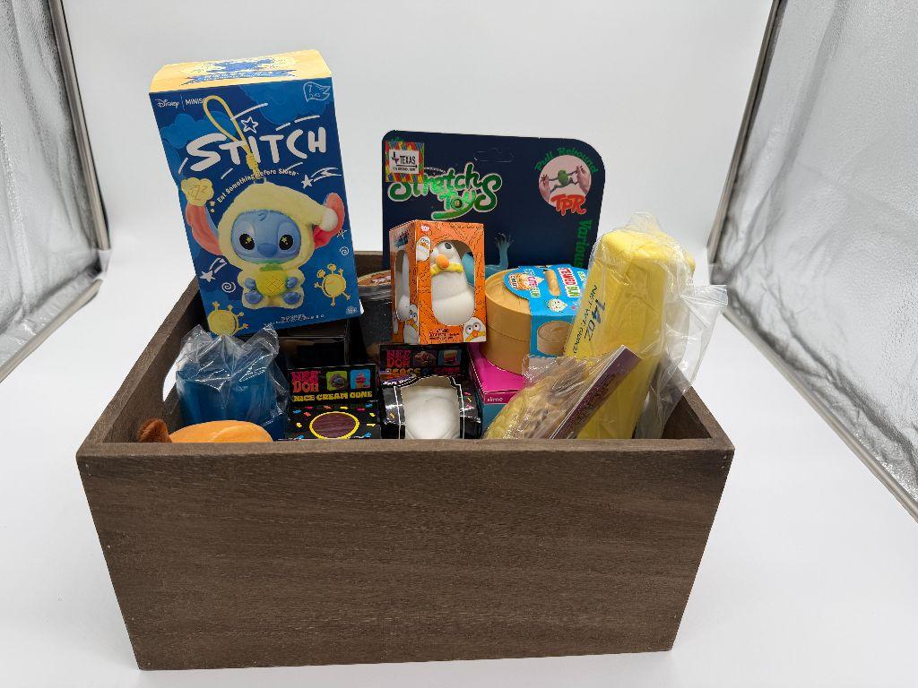 Basket of Squishy Toys and Four (4) Tickets to SAPTM