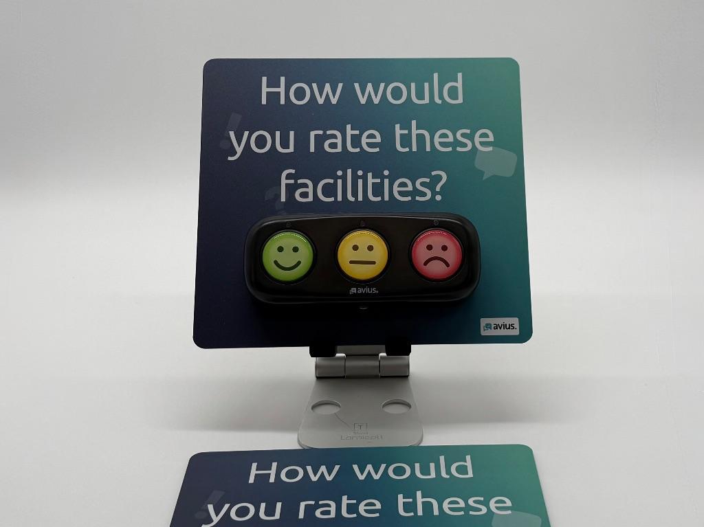 2 Sets of Restrooms Feedback devices by Avius