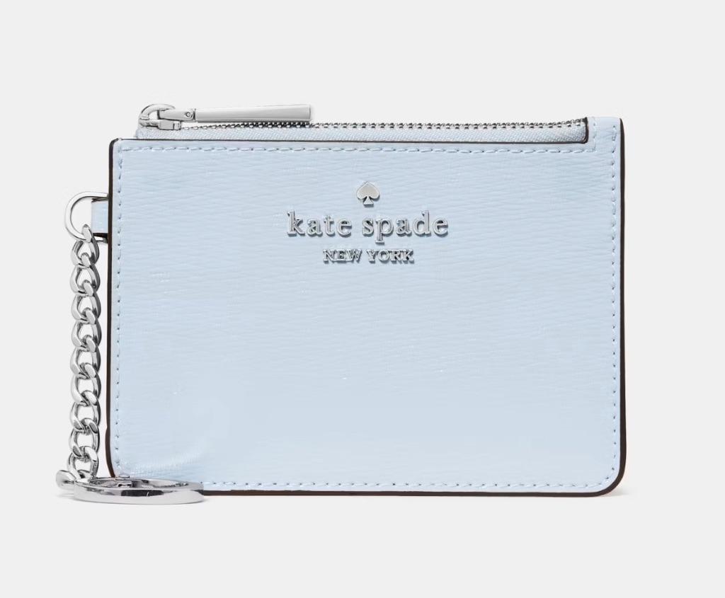 Kate Spade Blue Keychain Wallet