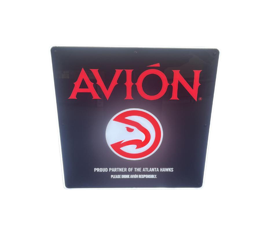 Avión Hawks Illuminated Sign
