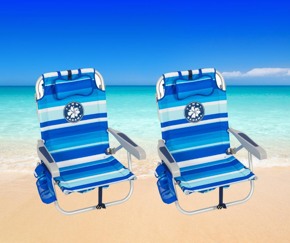 Tommy Bahama Beach Backpack Chair 2-pack