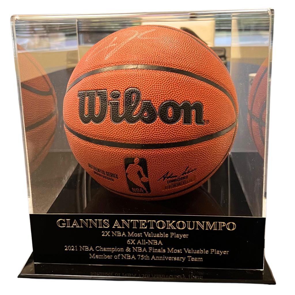 Basketball Signed by Giannis Antetokounmpo