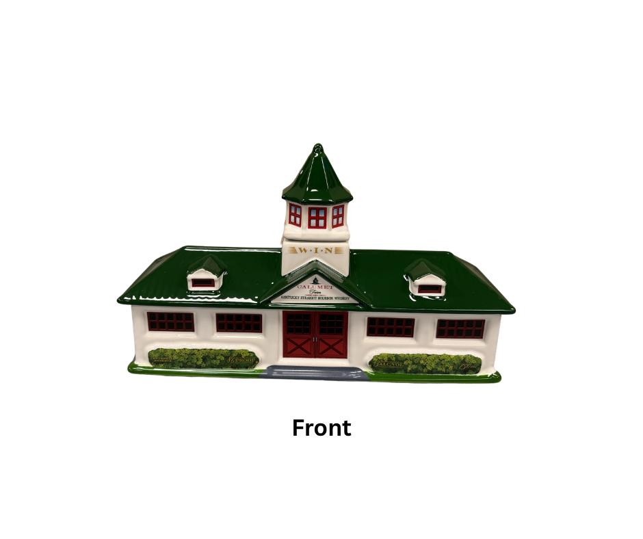Calumet Farm Ceramic Farm Decanter