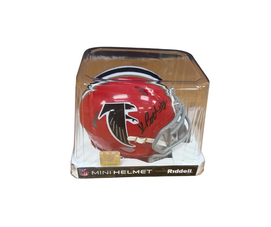 Falcons Kyle Pitts Signed Mini Helmet