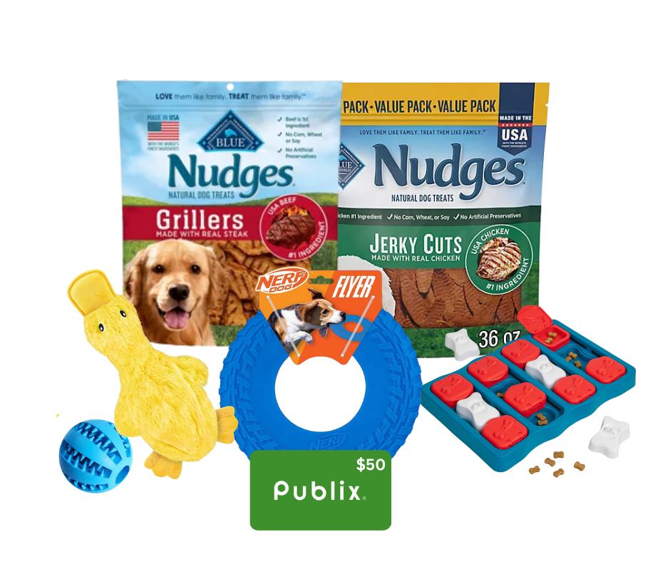 Playtime Pup Basket with $50 Publix Gift Card
