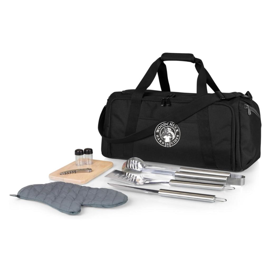 Woodchuck Cooler Bag with BBQ Grill Set