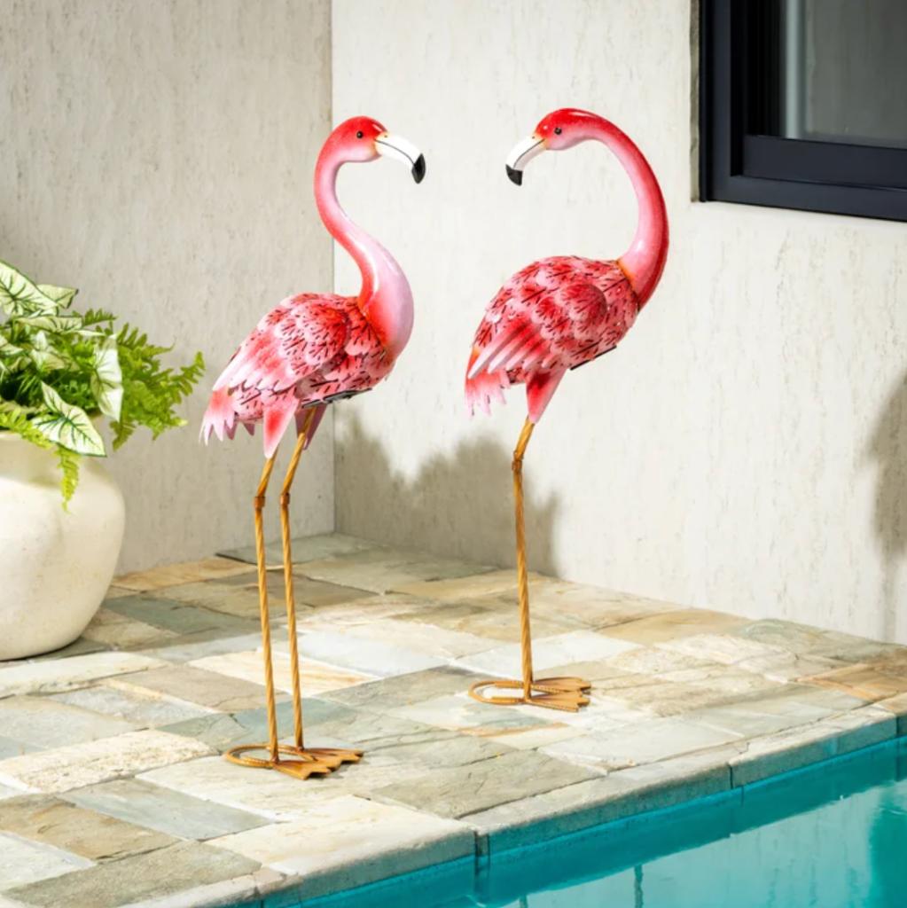 Solar LED Flamingos - 2 piece set