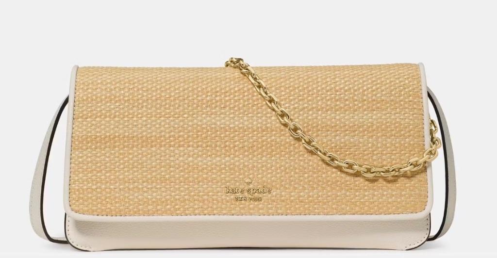 Kate Spade Straw Crossbody Purse