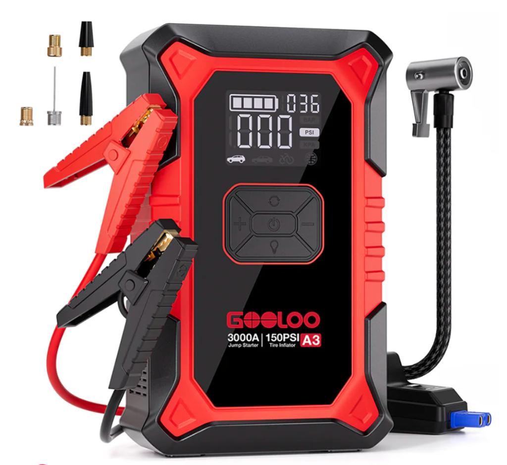 Jump Starter and Tire Inflator