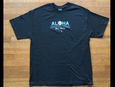 Hawaiian Island Creations Maui Aloha Pine Tee Black X-Large